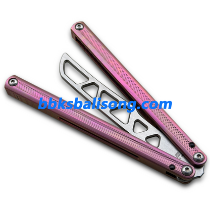 ARMED SHARK Sasori Balisong Trainer Clone Titanium Handle