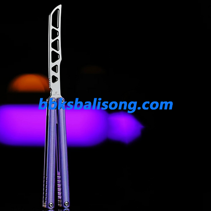 ARMED SHARK Sasori Balisong Trainer Clone Titanium Handle