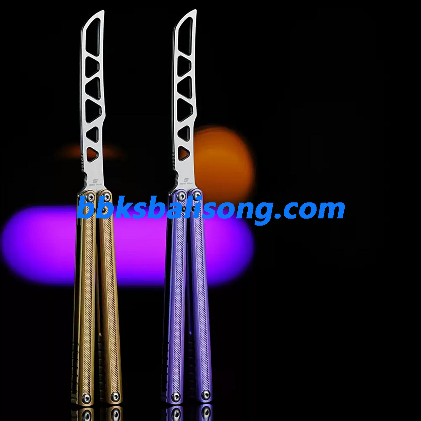 ARMED SHARK Sasori Balisong Trainer Clone Titanium Handle