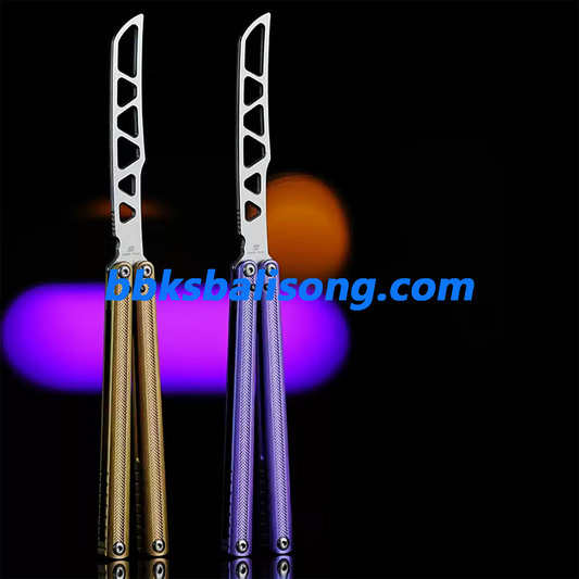 ARMED SHARK Sasori Balisong Trainer Clone Titanium Handle