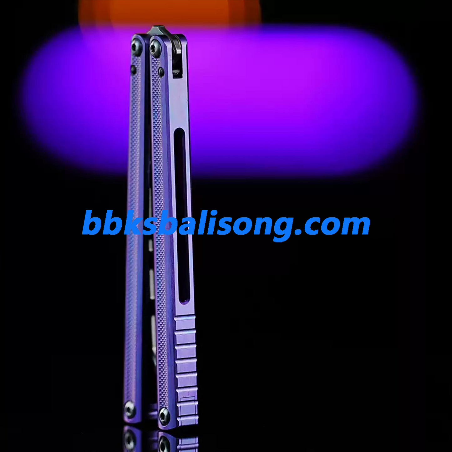 ARMED SHARK Sasori Balisong Trainer Clone Titanium Handle