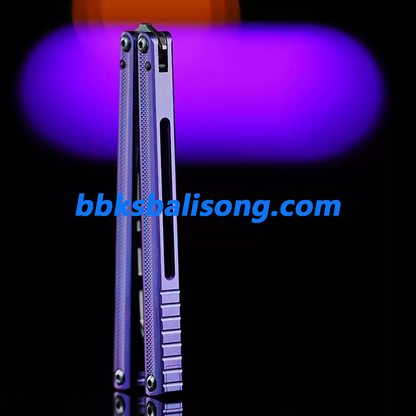 ARMED SHARK Sasori Balisong Trainer Clone Titanium Handle