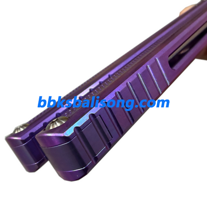 ARMED SHARK Sasori Balisong Trainer Clone Titanium Handle