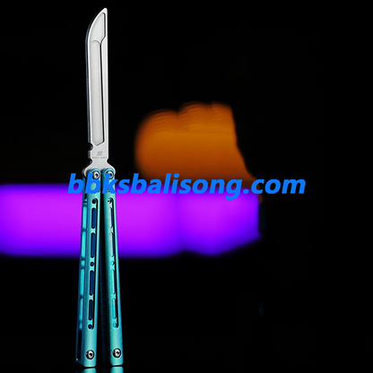 ARMED SHARK Sentinel V2 Balisong Clone Titanium Handle