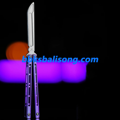 ARMED SHARK Sentinel V2 Balisong Clone Titanium Handle
