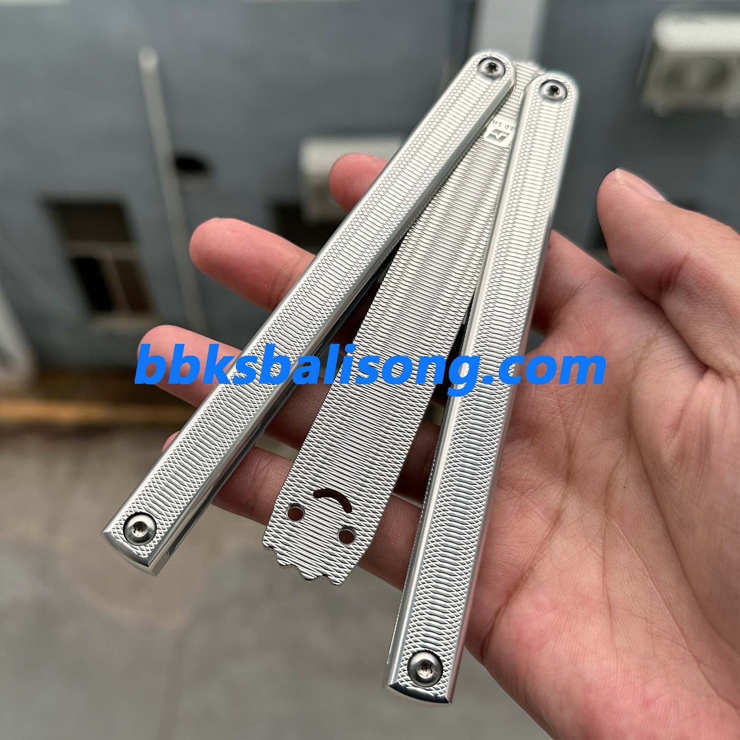 ARMED SHARK Squiddy-AL Balisong Clone 7075 Aluminum Handle