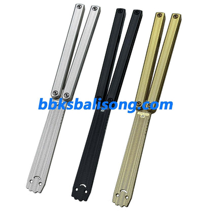 ARMED SHARK Squiddy-AL Balisong Clone 7075 Aluminum Handle