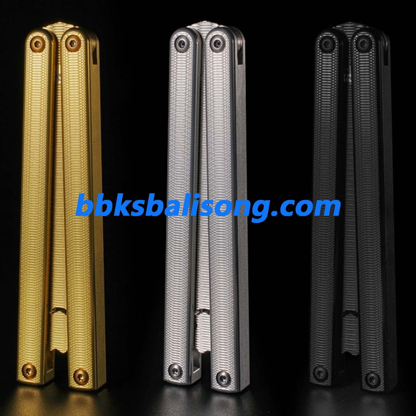 ARMED SHARK Squiddy-AL Balisong Clone 7075 Aluminum Handle