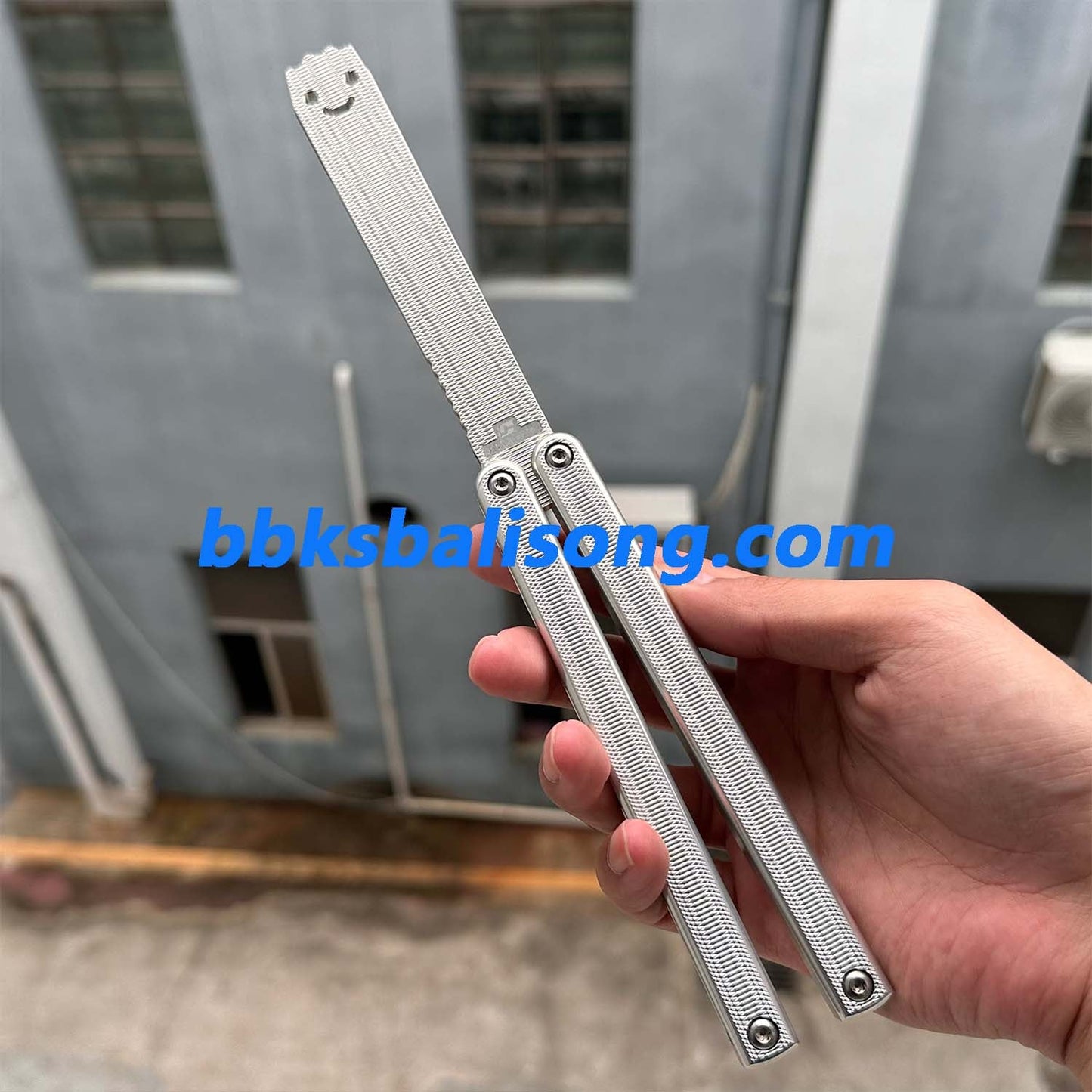 ARMED SHARK Squiddy-AL Balisong Clone 7075 Aluminum Handle