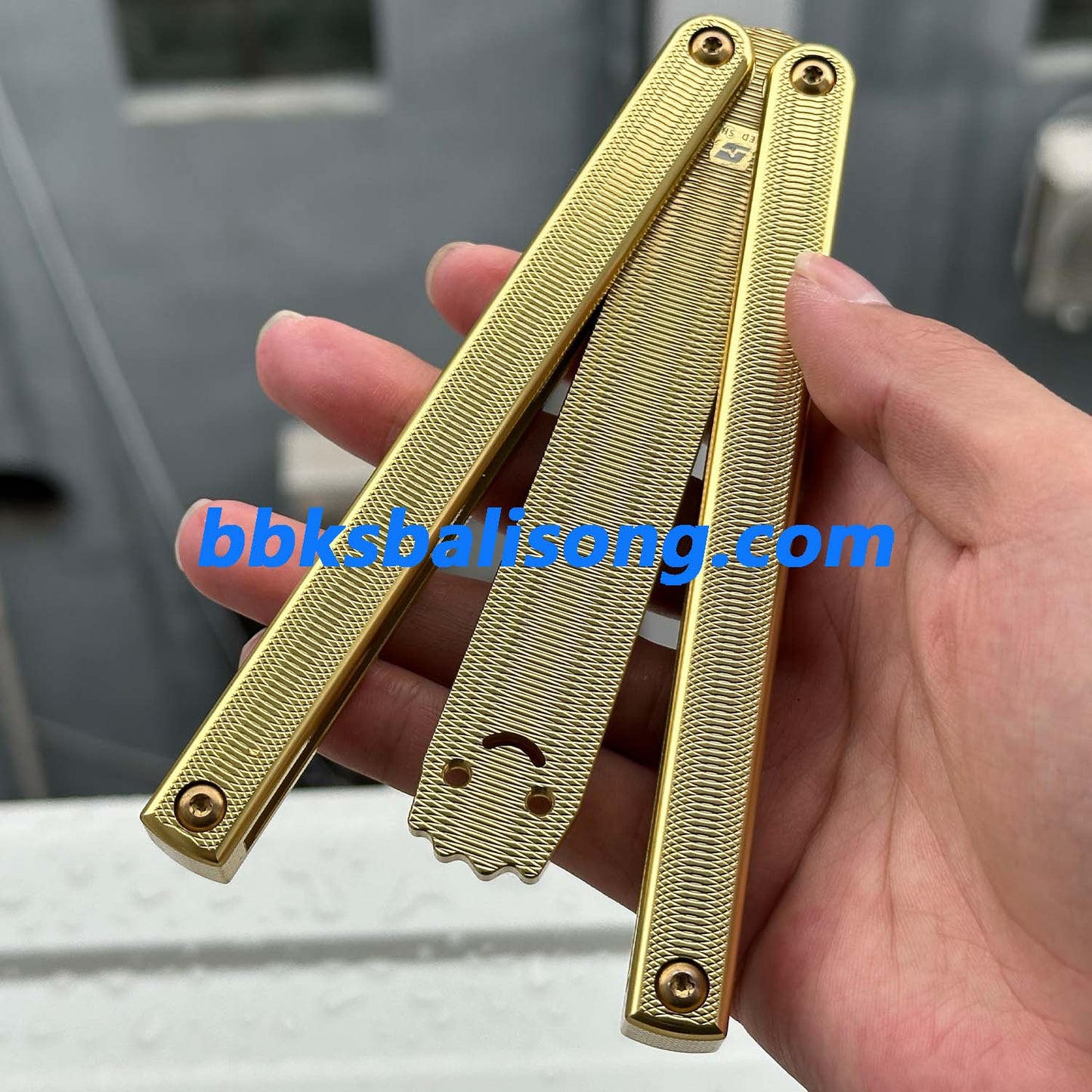 ARMED SHARK Squiddy-AL Balisong Clone 7075 Aluminum Handle