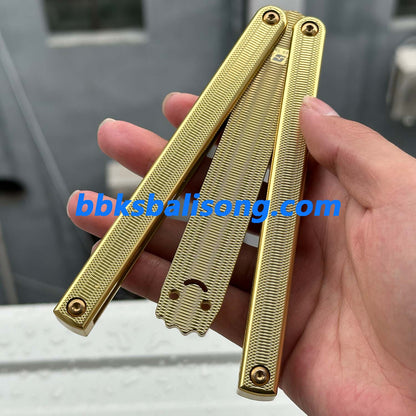 ARMED SHARK Squiddy-AL Balisong Clone 7075 Aluminum Handle