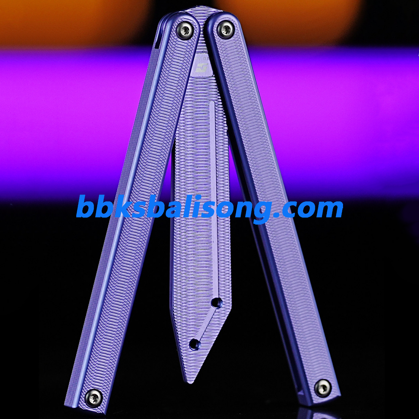 ARMED SHARK Squiddy-ALT Balisong Clone 7075 Aluminum Handle