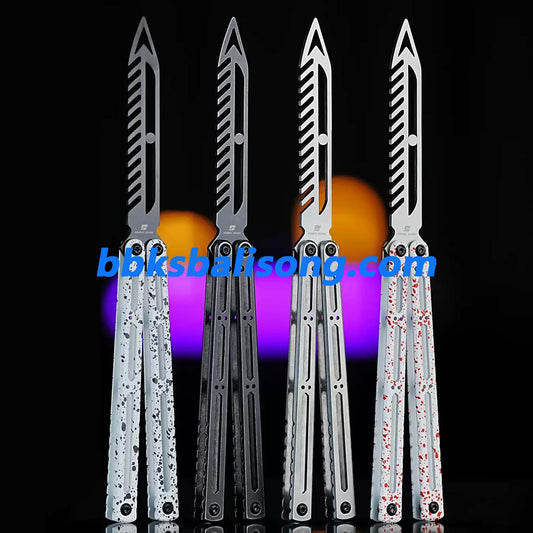 ARMED SHARK Steel Hydro Balisong Clone Bushings System 3CR13 Steel Handel