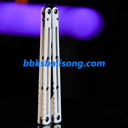 ARMED SHARK Steel Kraken V3 Balisong Clone Teflon Coating
