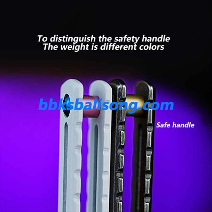 ARMED SHARK Steel Kraken V3 Balisong Clone Teflon Coating