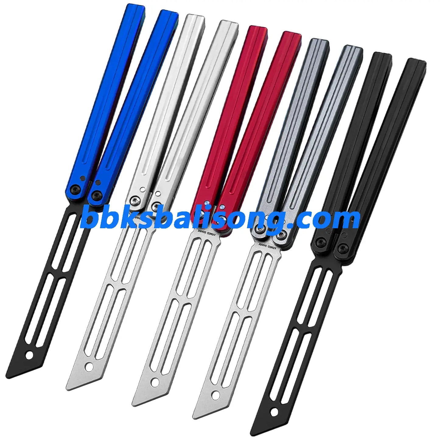 ARMED SHARK Triton V2 Balisong Clone 6061 Aluminum Handle BBKSbalisong