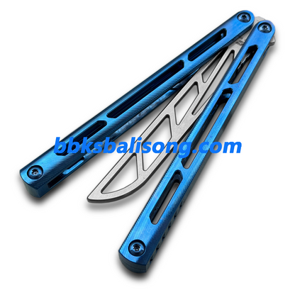 ARMED SHARK Tsunami Balisong Clone Titanium Chanwich Handle