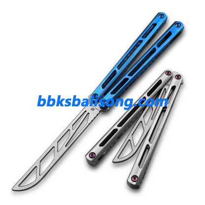 ARMED SHARK Tsunami Balisong Clone Titanium Chanwich Handle