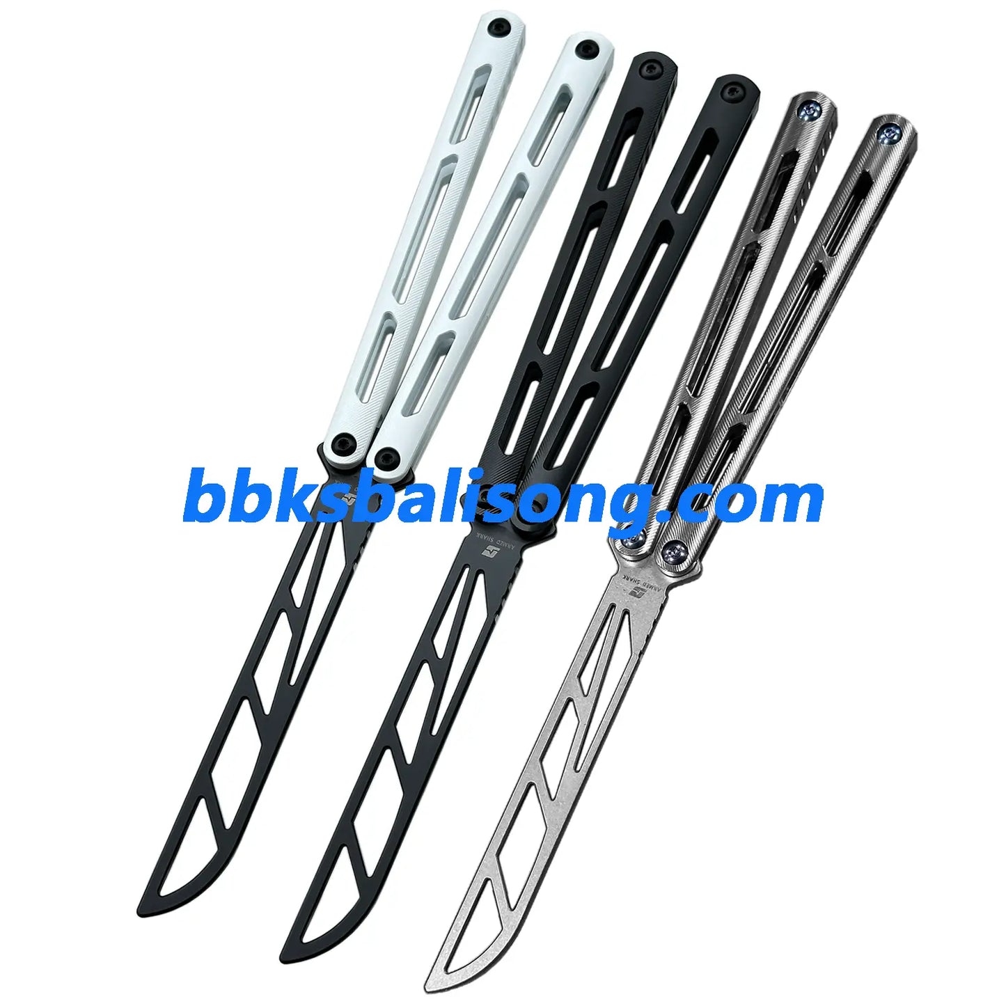 ARMED SHARK Tsunami Balisong Clone Titanium Chanwich Handle BBKSbalisong