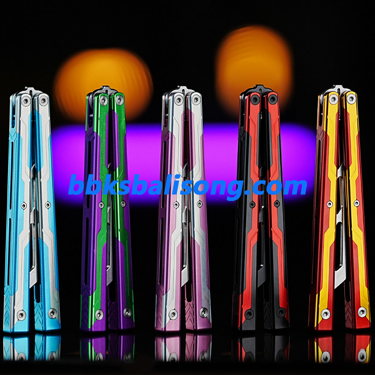 ARMED SHARK Ajax V2 Balisong 7075 Aluminum Handle