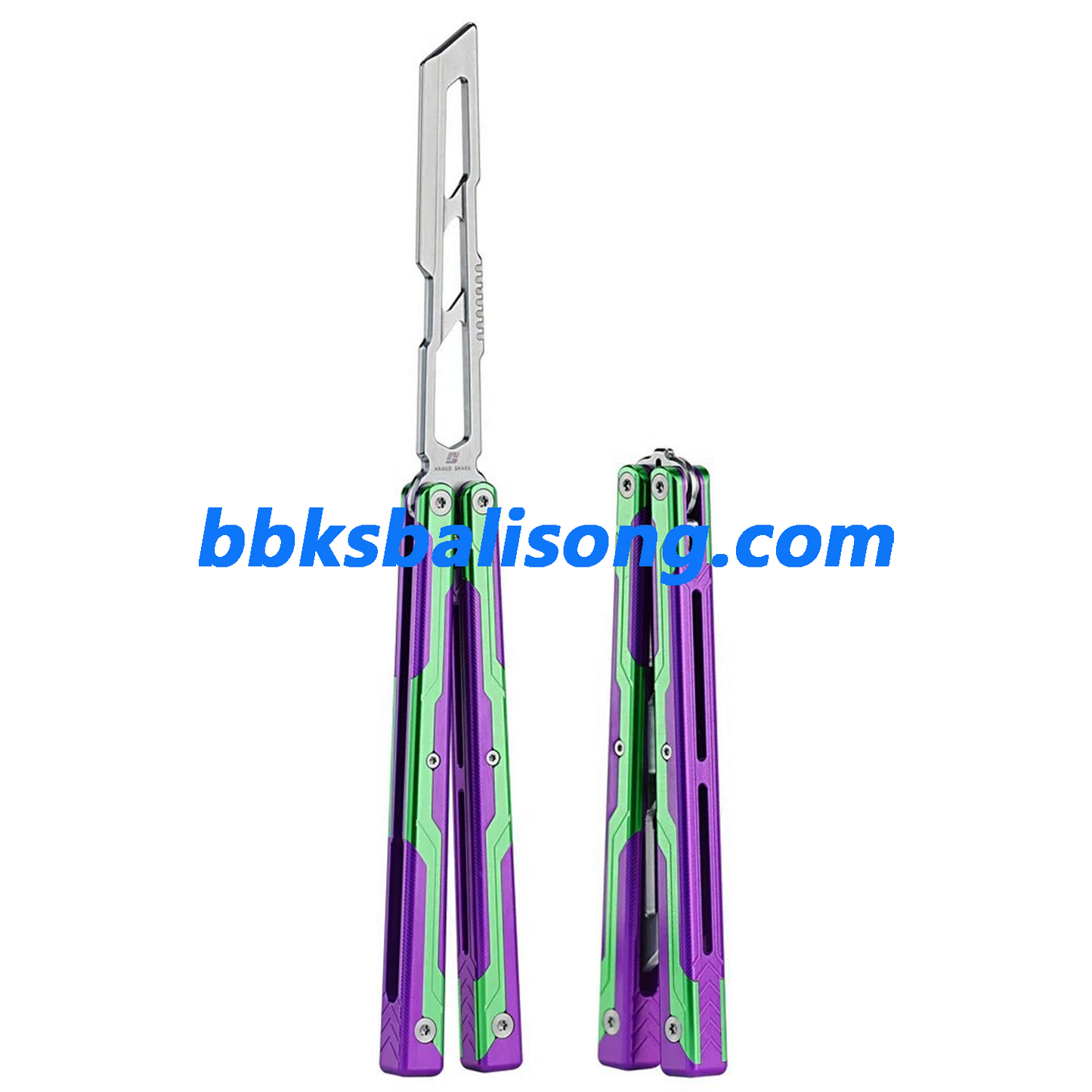 ARMED SHARK Ajax V2 Balisong 7075 Aluminum Handle