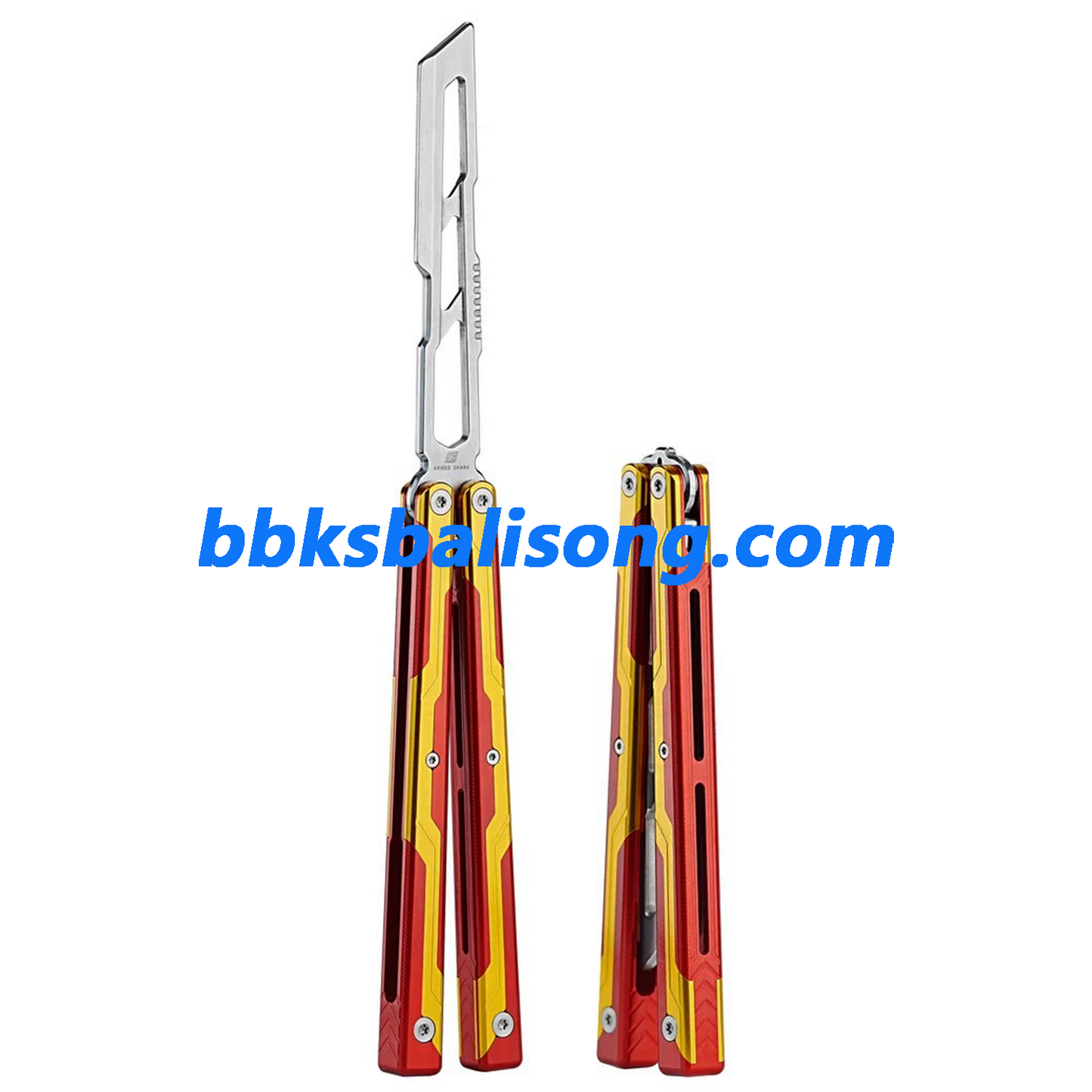 ARMED SHARK Ajax V2 Balisong 7075 Aluminum Handle