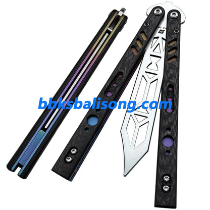 ARMED SHARK BRS Replicant (REP) Balisong Clone Titanium+G10 Handle BBKSbalisong