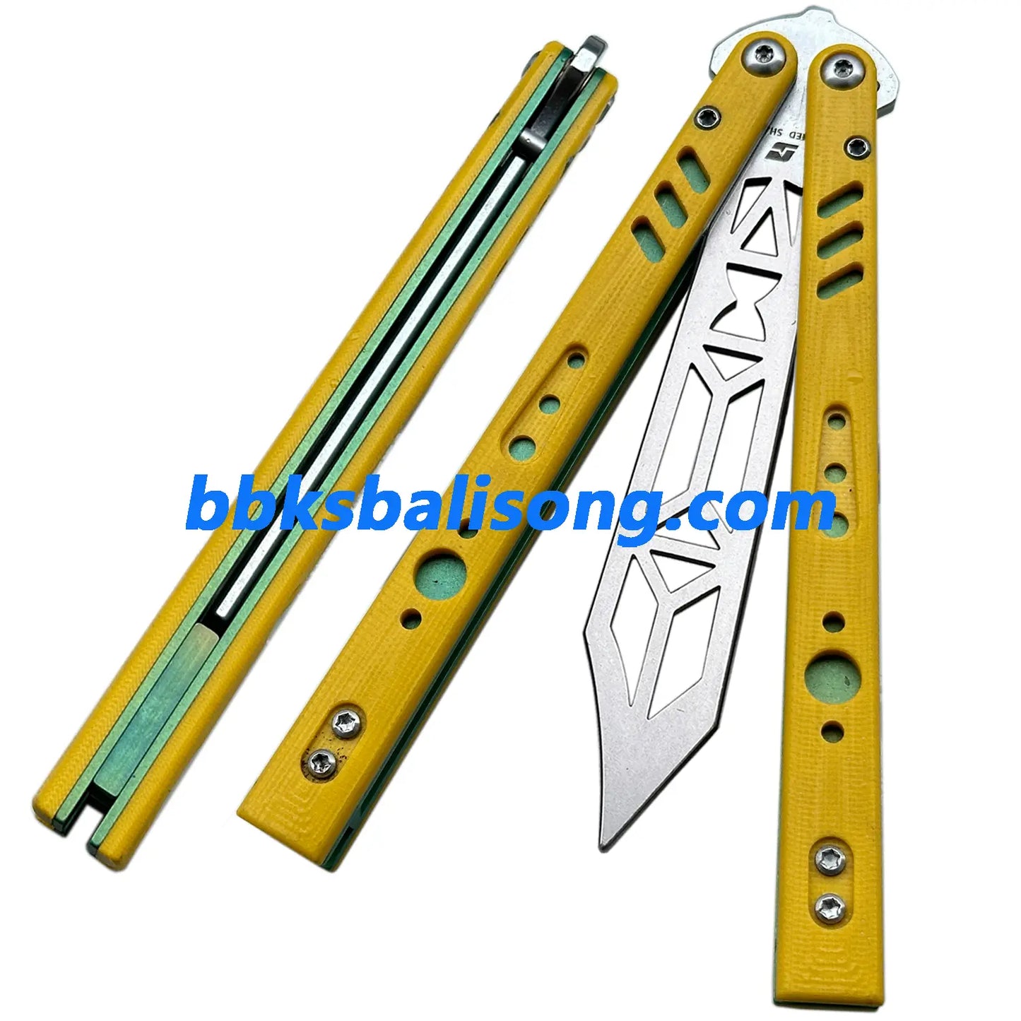 ARMED SHARK BRS Replicant (REP) Balisong Clone Titanium+G10 Handle BBKSbalisong