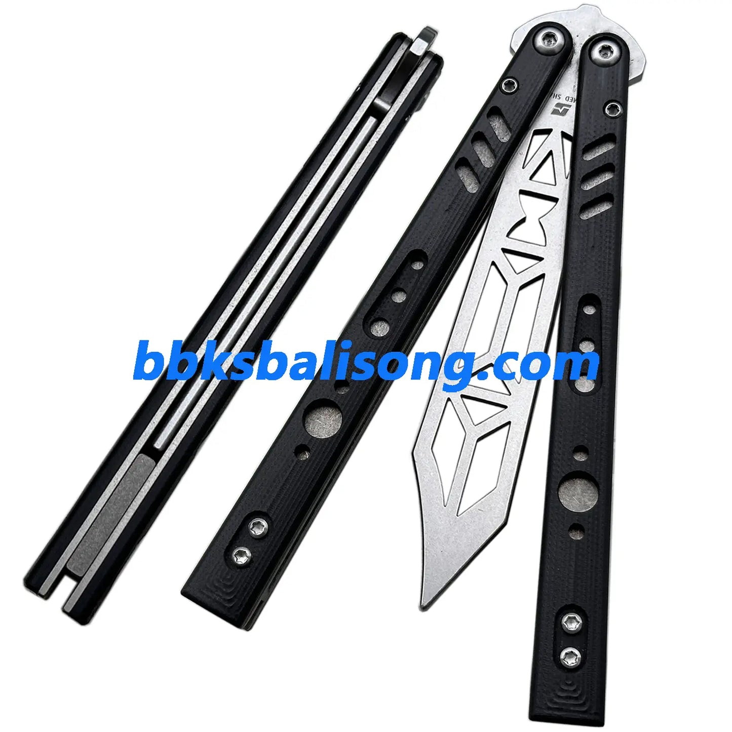 ARMED SHARK BRS Replicant (REP) Balisong Clone Titanium+G10 Handle BBKSbalisong
