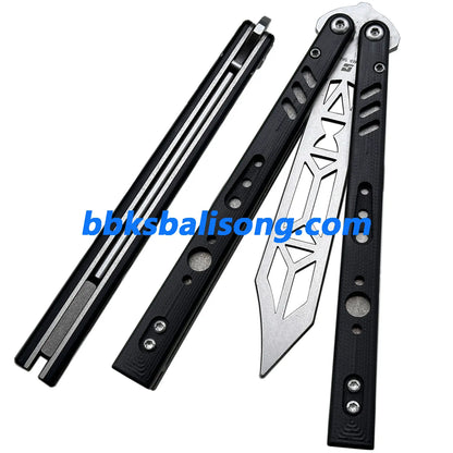 ARMED SHARK BRS Replicant (REP) Balisong Clone Titanium+G10 Handle BBKSbalisong