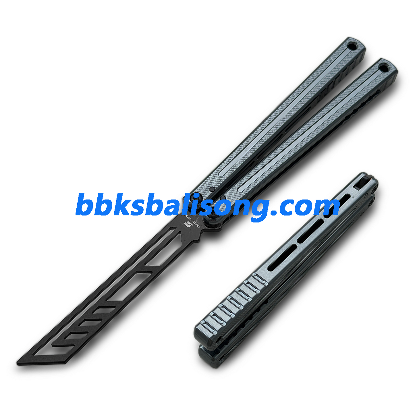 ARMED SHARK Krake Raken (Kraken) V3 Balisong Clone 7075 Aluminum Handle