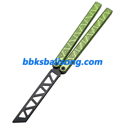 ARMED SHARK Glidr Original 4 Balisong Clone 7075 Aluminum Handle BBKSbalisong