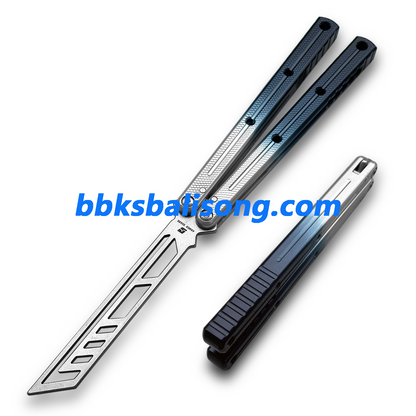 ARMED SHARK Krake Raken (Kraken) V3 Balisong Clone 7075 Aluminum Handle