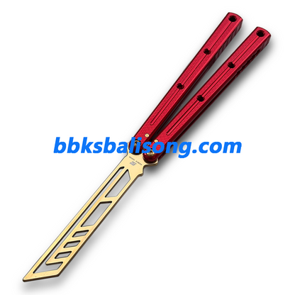 ARMED SHARK Krake Raken (Kraken) V3 Balisong Clone 7075 Aluminum Handle