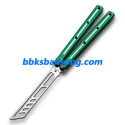 ARMED SHARK Krake Raken (Kraken) V3 Balisong Clone 7075 Aluminum Handle