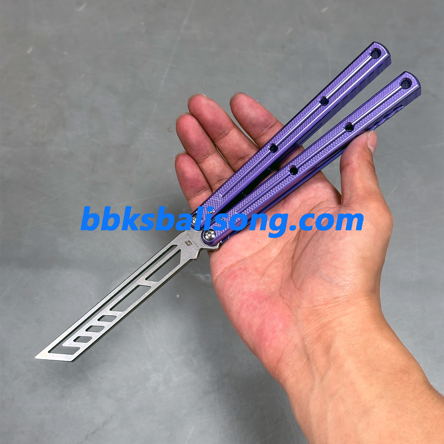 ARMED SHARK Krake Raken (Kraken) V3 Balisong Clone 7075 Aluminum Handle