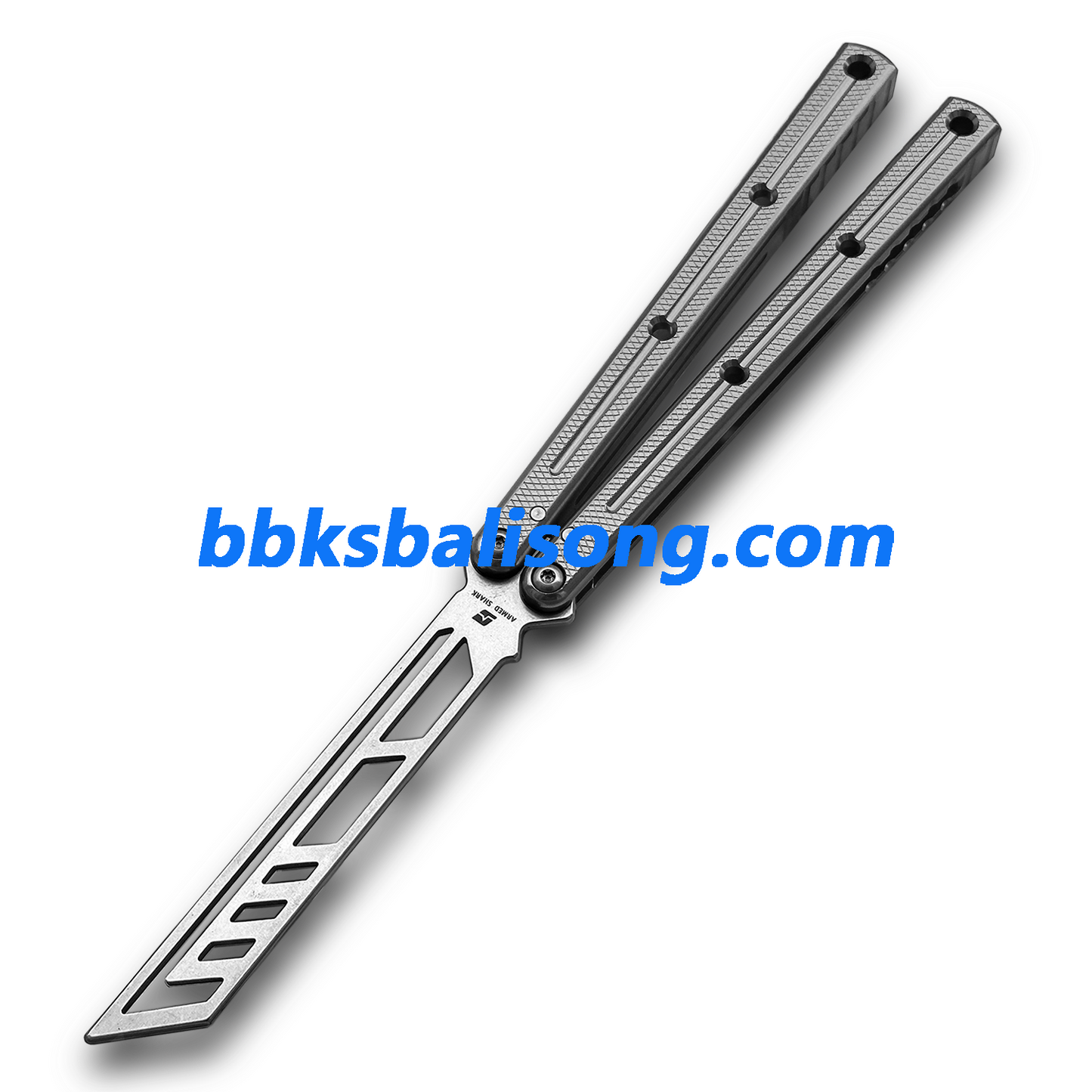 ARMED SHARK Krake Raken (Kraken) V3 Balisong Clone 7075 Aluminum Handle