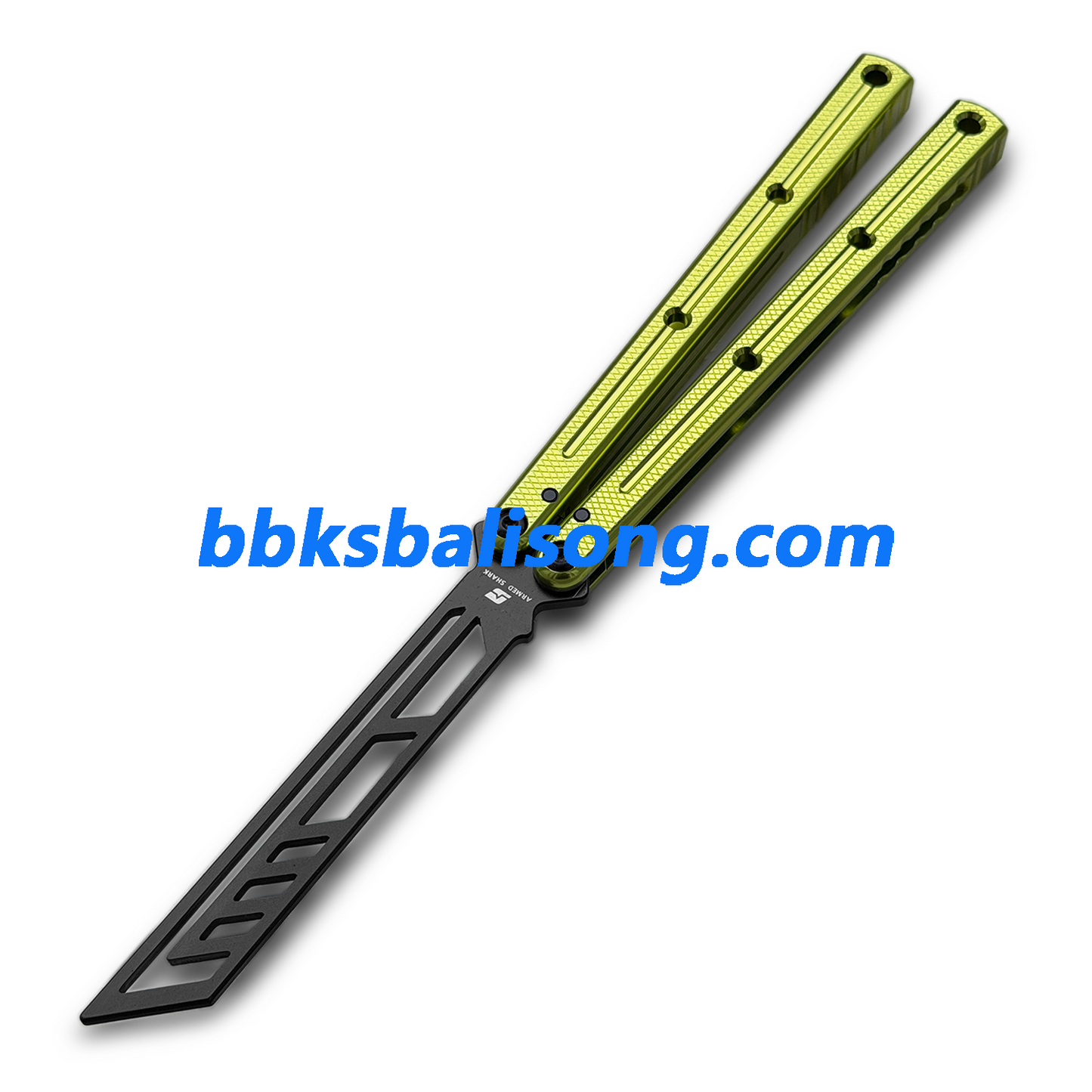 ARMED SHARK Krake Raken (Kraken) V3 Balisong Clone 7075 Aluminum Handle