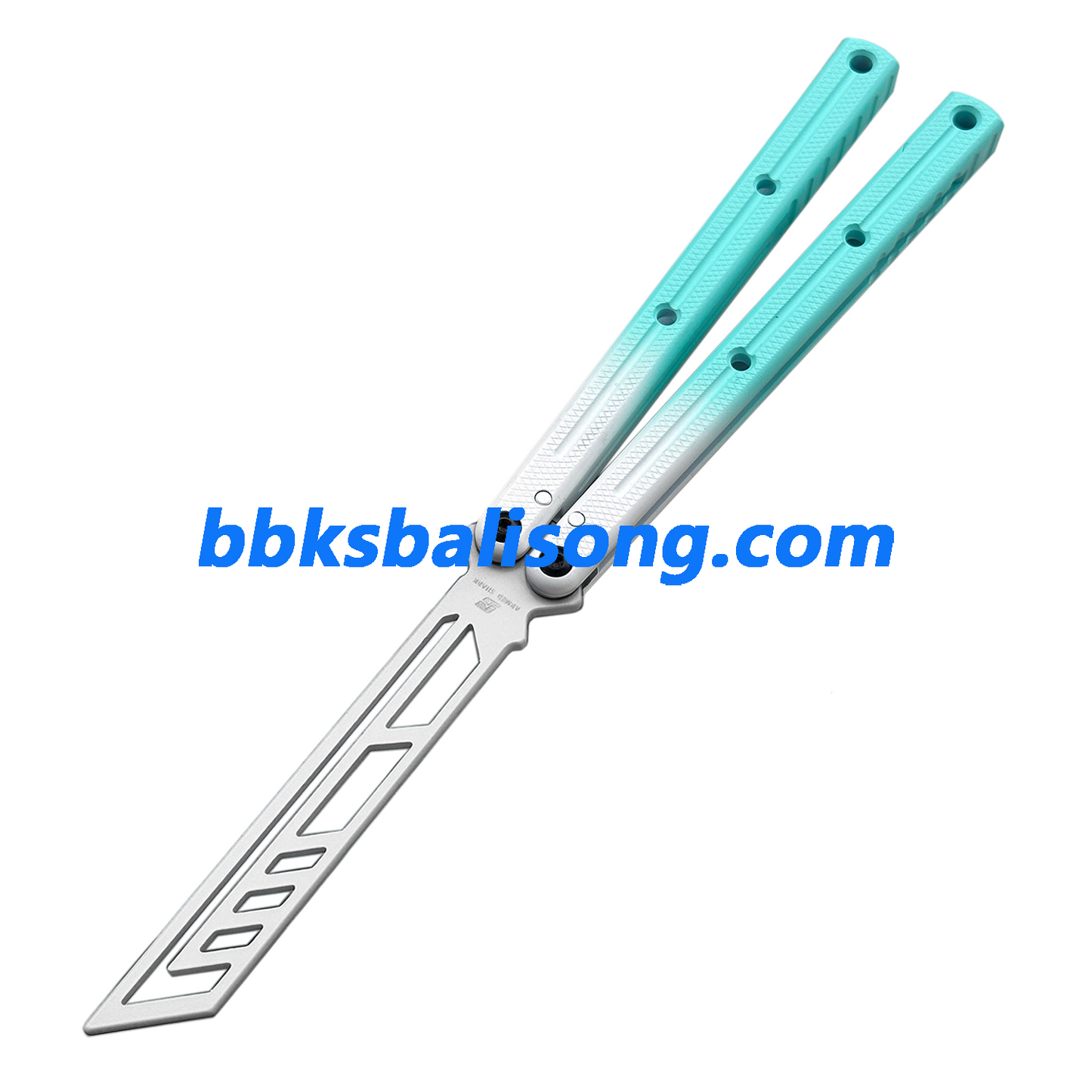 ARMED SHARK Krake Raken (Kraken) V3 Balisong Clone 7075 Aluminum Handle