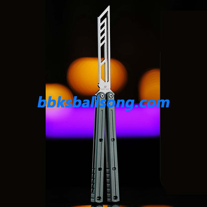 ARMED SHARK Kraken V3 Balisong Clone 7075 Aluminum(Sandblasted Handle)