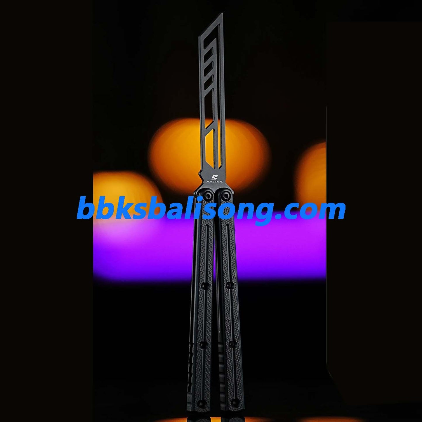 ARMED SHARK Kraken V3 Balisong Clone 7075 Aluminum(Sandblasted Handle)
