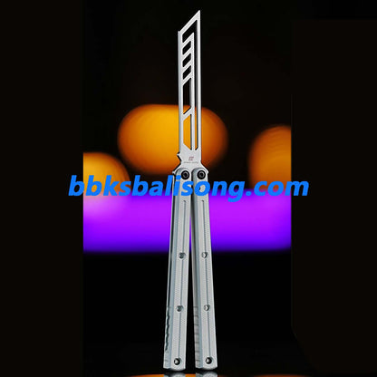 ARMED SHARK Kraken V3 Balisong Clone 7075 Aluminum(Sandblasted Handle)