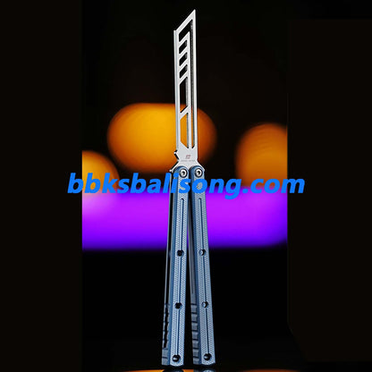 ARMED SHARK Kraken V3 Balisong Clone 7075 Aluminum(Sandblasted Handle)