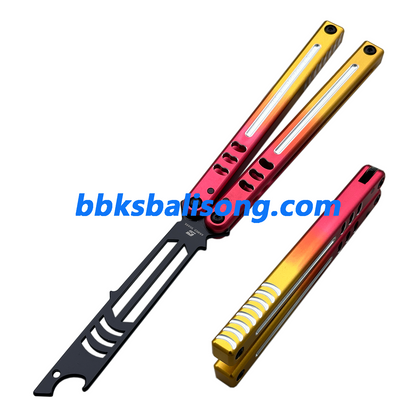 ARMED SHARK Mako V5 Balisong Clone Bottle Opener 6061 Aluminum