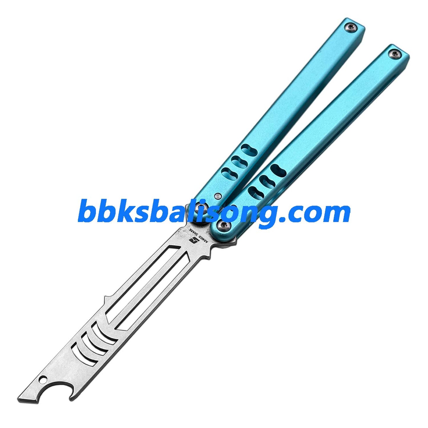 ARMED SHARK Mako V5 Balisong Clone Bottle Opener 6061 Aluminum