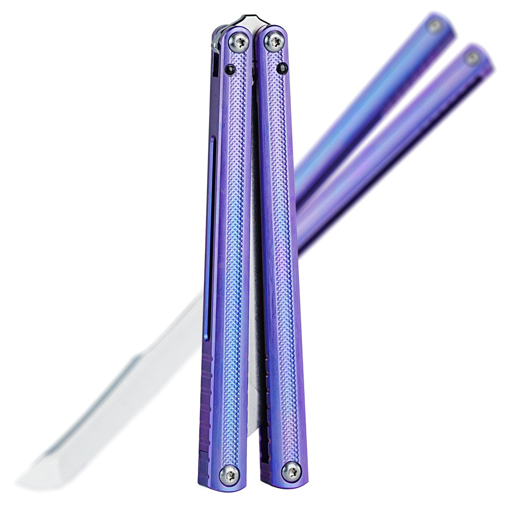 ARMED SHARK Sasori Balisong Trainer Clone Titanium Handle