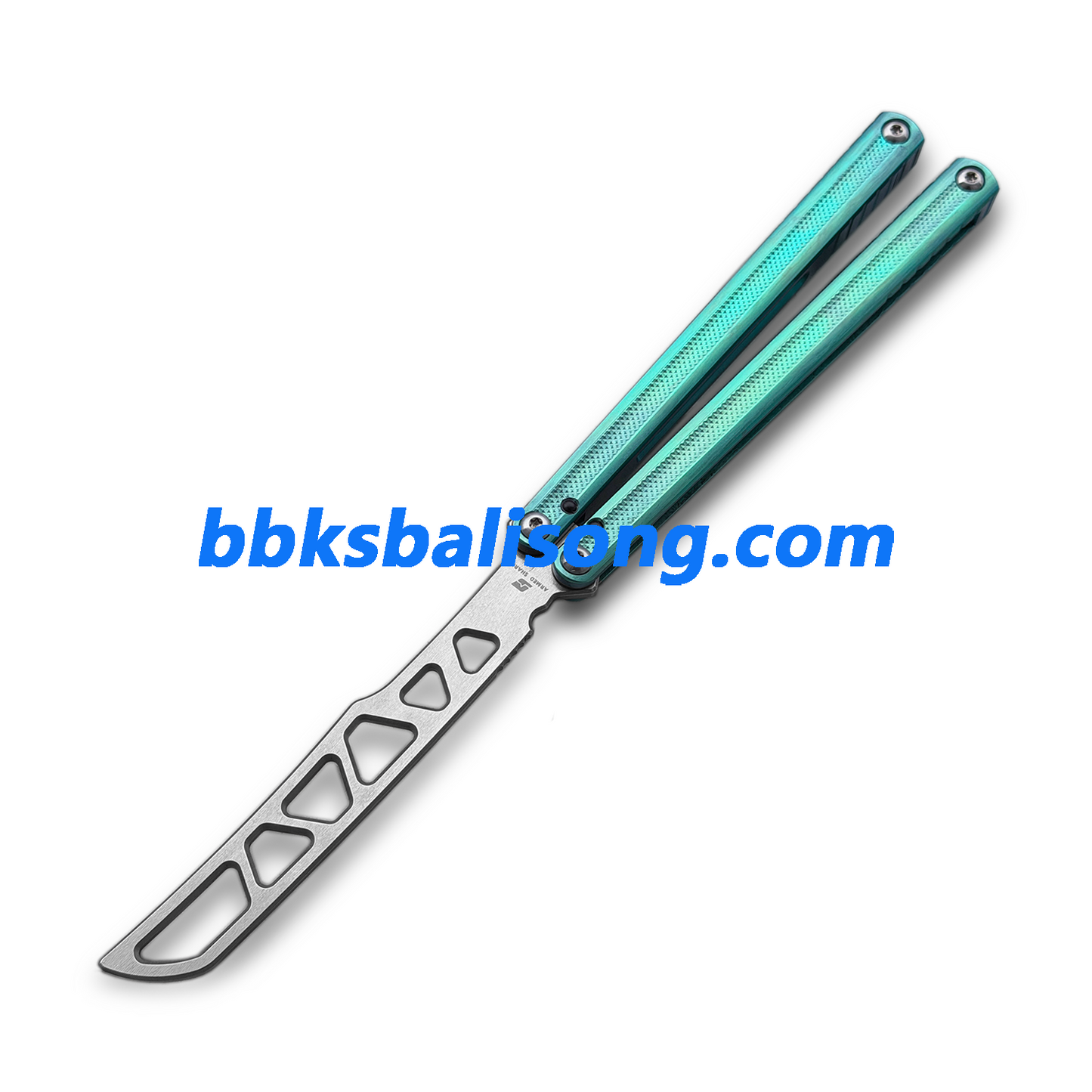ARMED SHARK Sasori Balisong Trainer Clone Titanium Handle