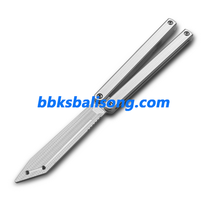 ARMED SHARK Squiddy-ALT Balisong Clone 7075 Aluminum Handle