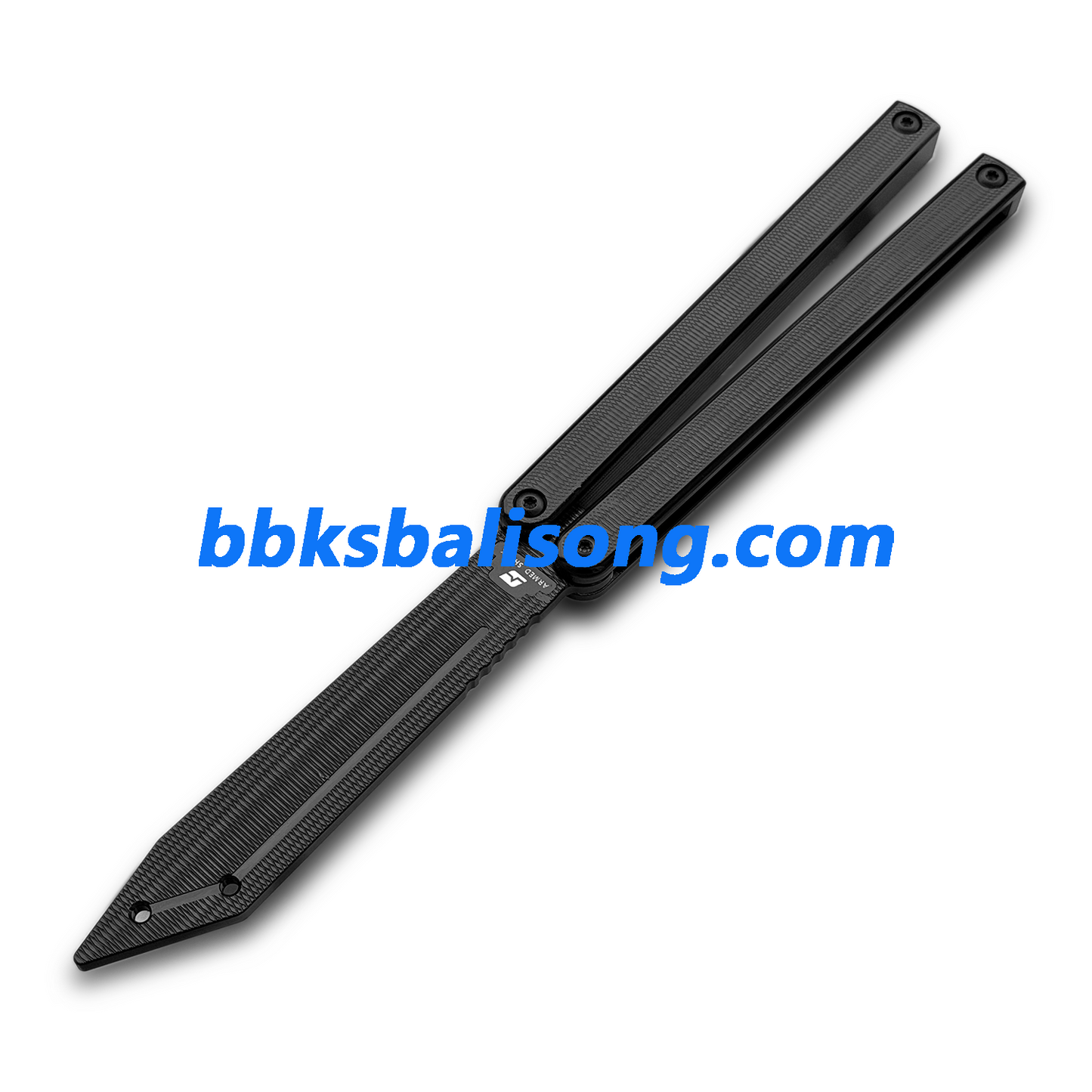ARMED SHARK Squiddy-ALT Balisong Clone 7075 Aluminum Handle