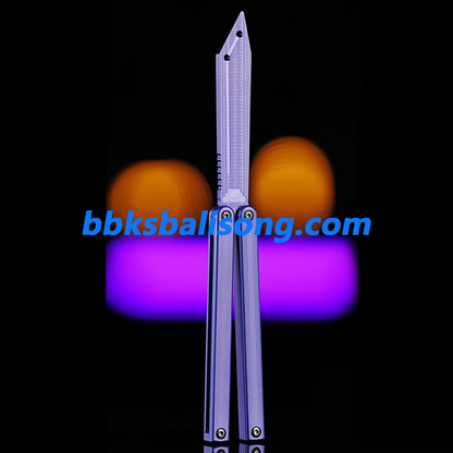 ARMED SHARK Squiddy-ALT Balisong Clone 7075 Aluminum Handle